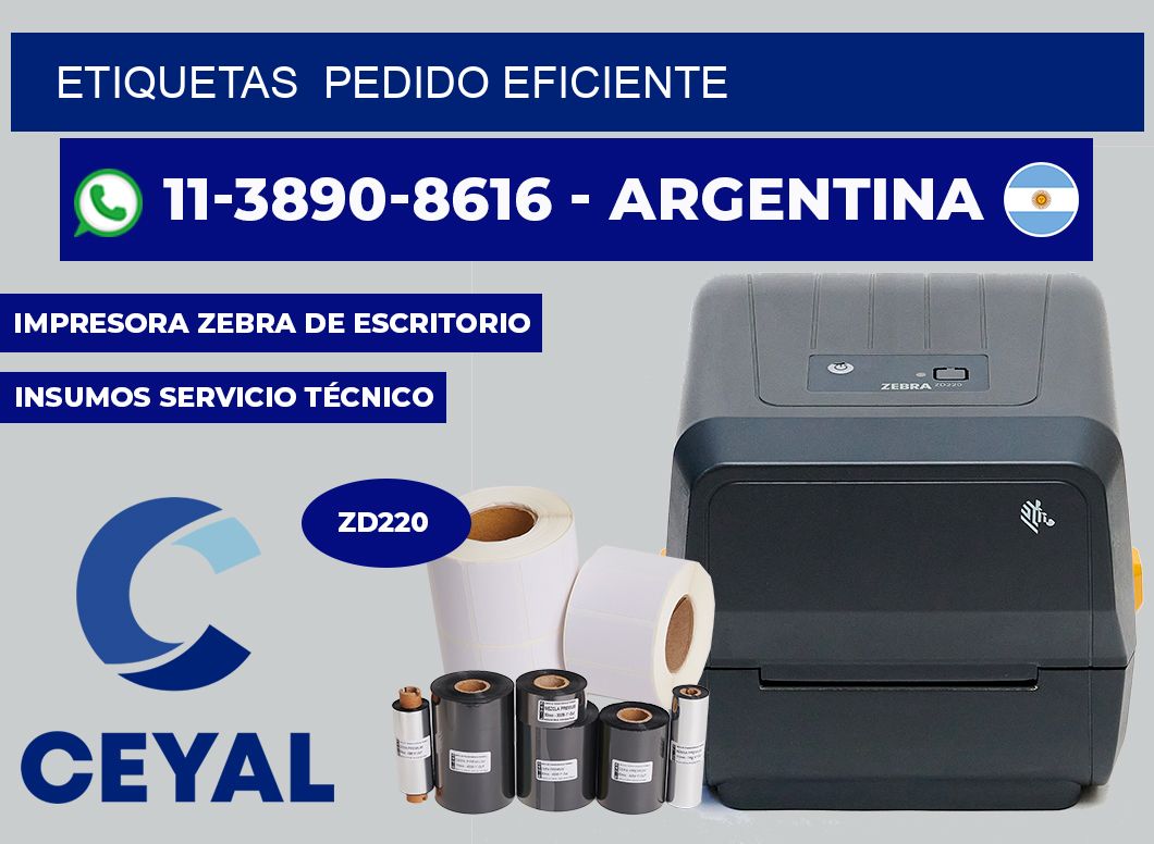 ETIQUETAS  Pedido eficiente