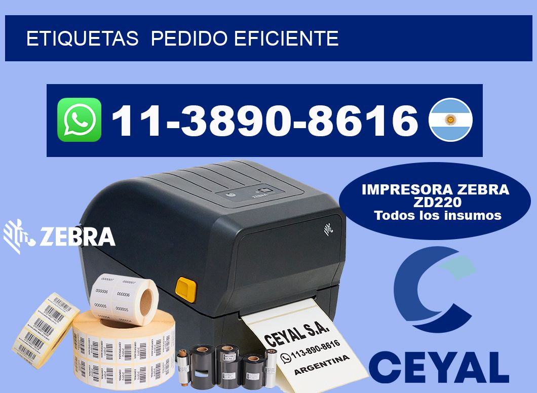 ETIQUETAS  Pedido eficiente