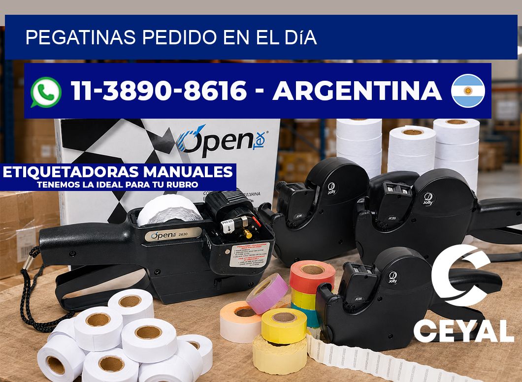 PEGATINAS Pedido en el día