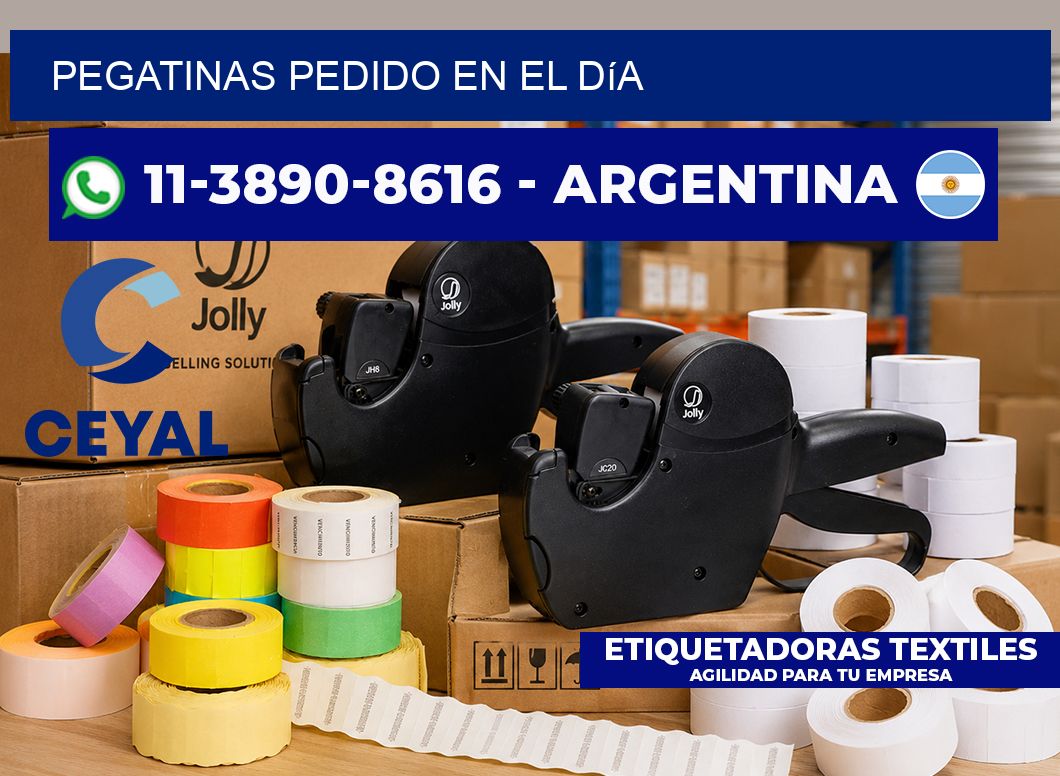 PEGATINAS Pedido en el día