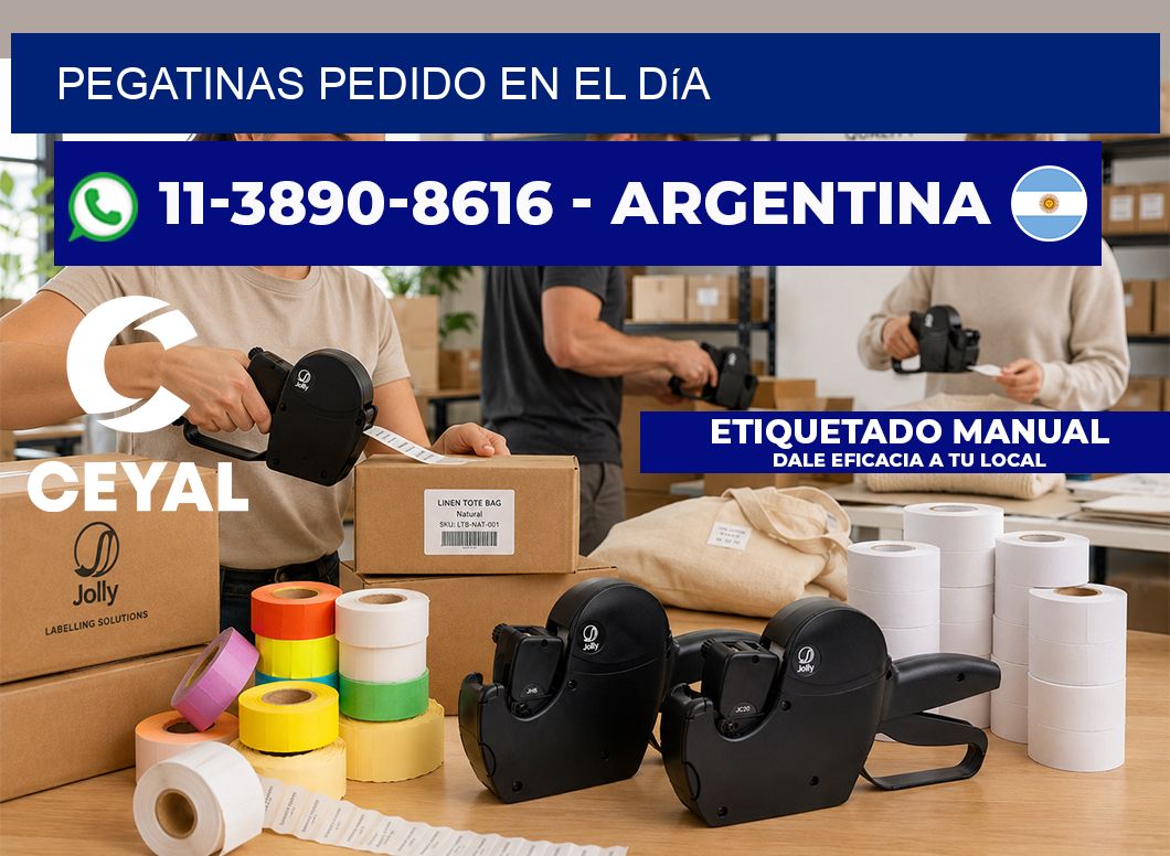 PEGATINAS Pedido en el día