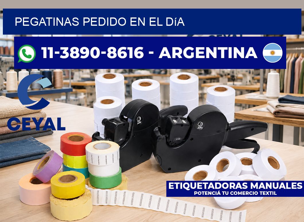 PEGATINAS Pedido en el día