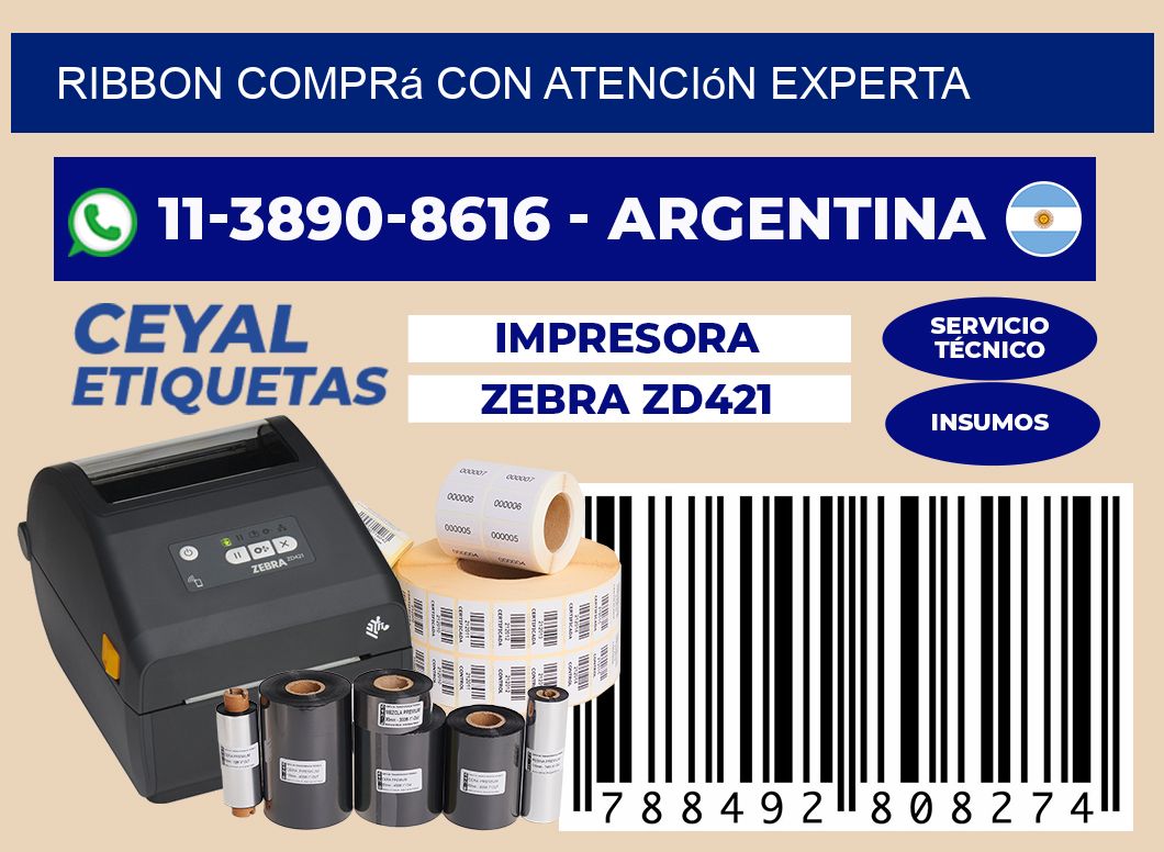 ribbon Comprá con atención experta