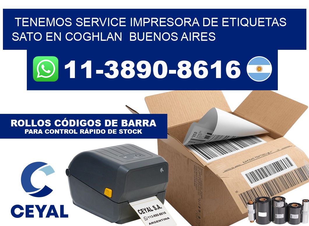 tenemos service Impresora de etiquetas Sato en Coghlan Buenos Aires