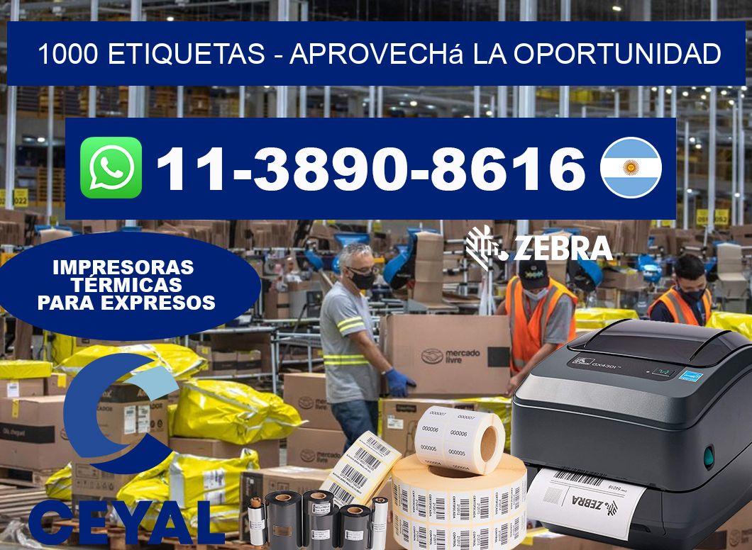 1000 ETIQUETAS - Aprovechá la oportunidad