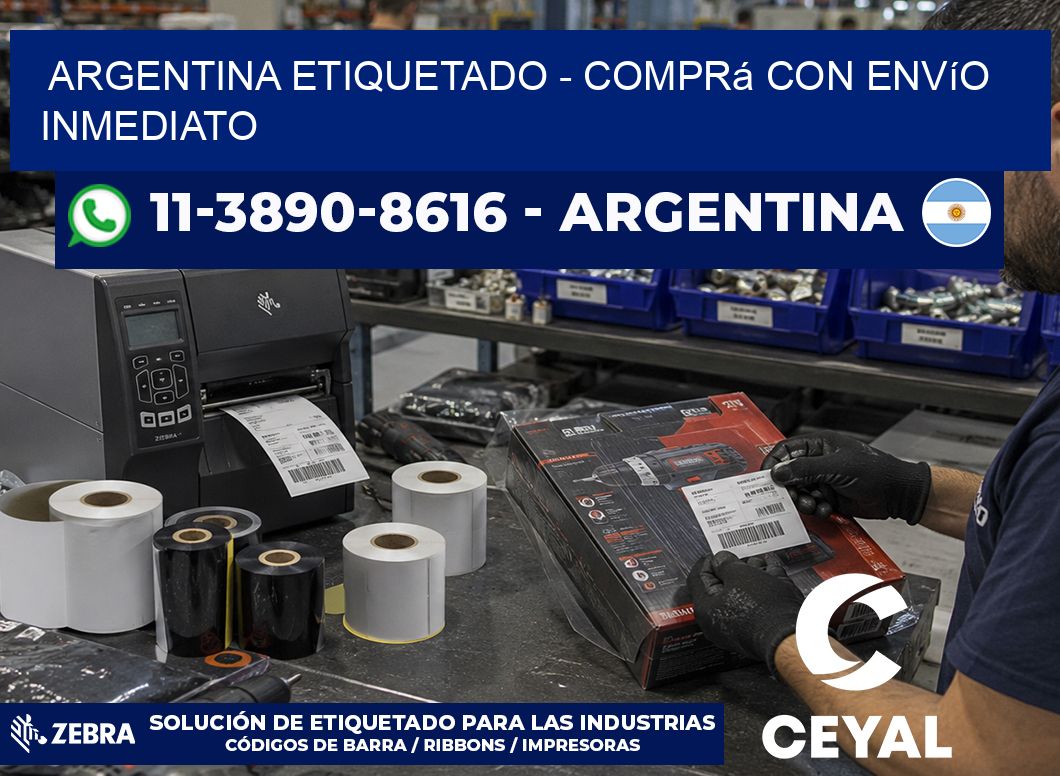 ARGENTINA ETIQUETADO – Comprá con envío inmediato