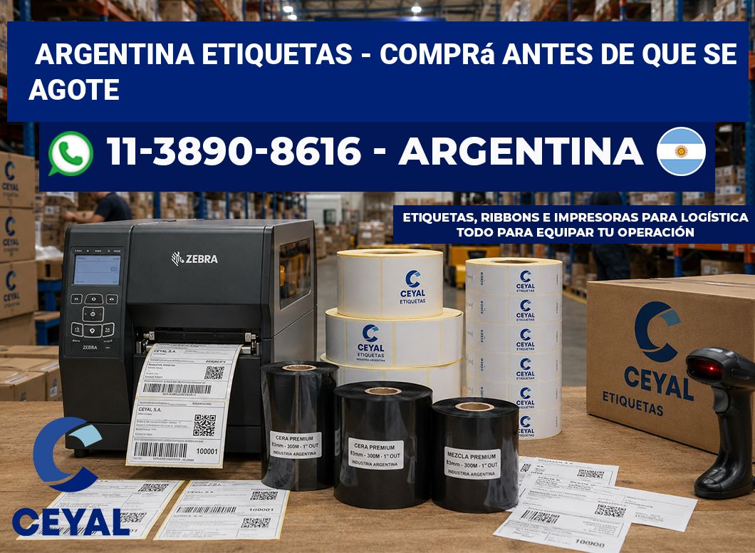 ARGENTINA ETIQUETAS – Comprá antes de que se agote