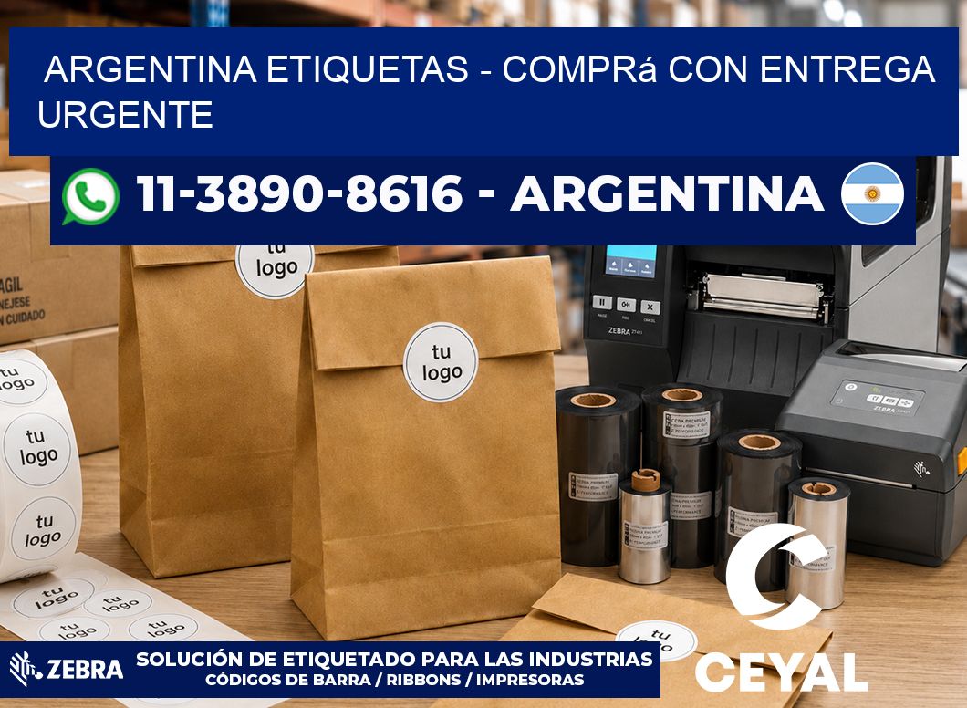 ARGENTINA ETIQUETAS - Comprá con entrega urgente