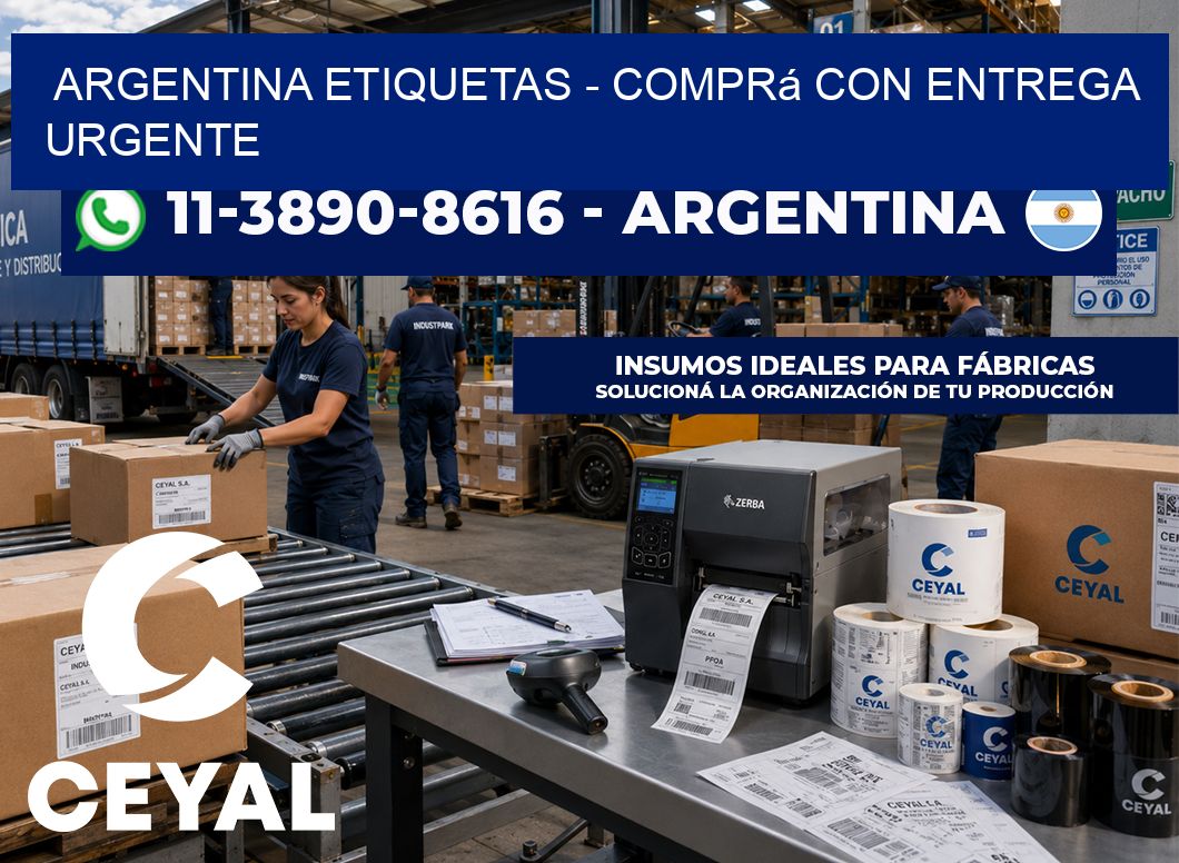 ARGENTINA ETIQUETAS – Comprá con entrega urgente