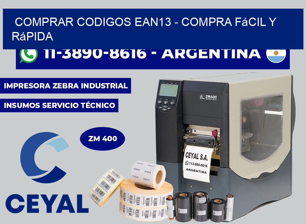 COMPRAR CODIGOS EAN13 - Compra fácil y rápida