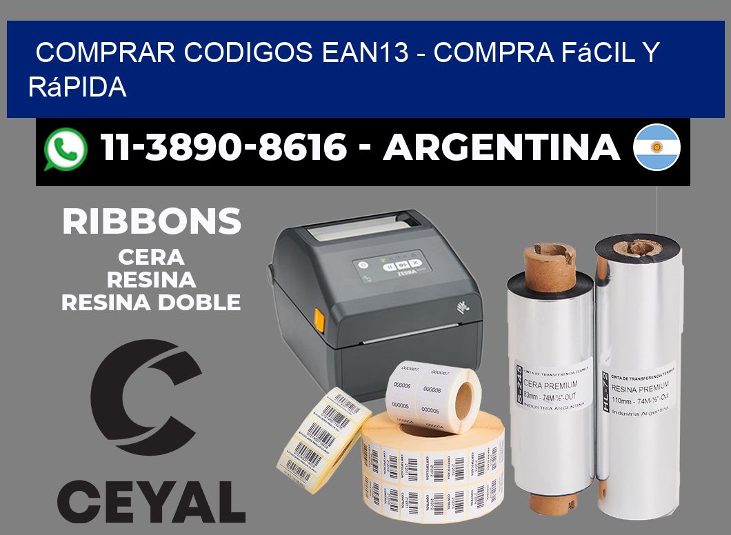COMPRAR CODIGOS EAN13 - Compra fácil y rápida