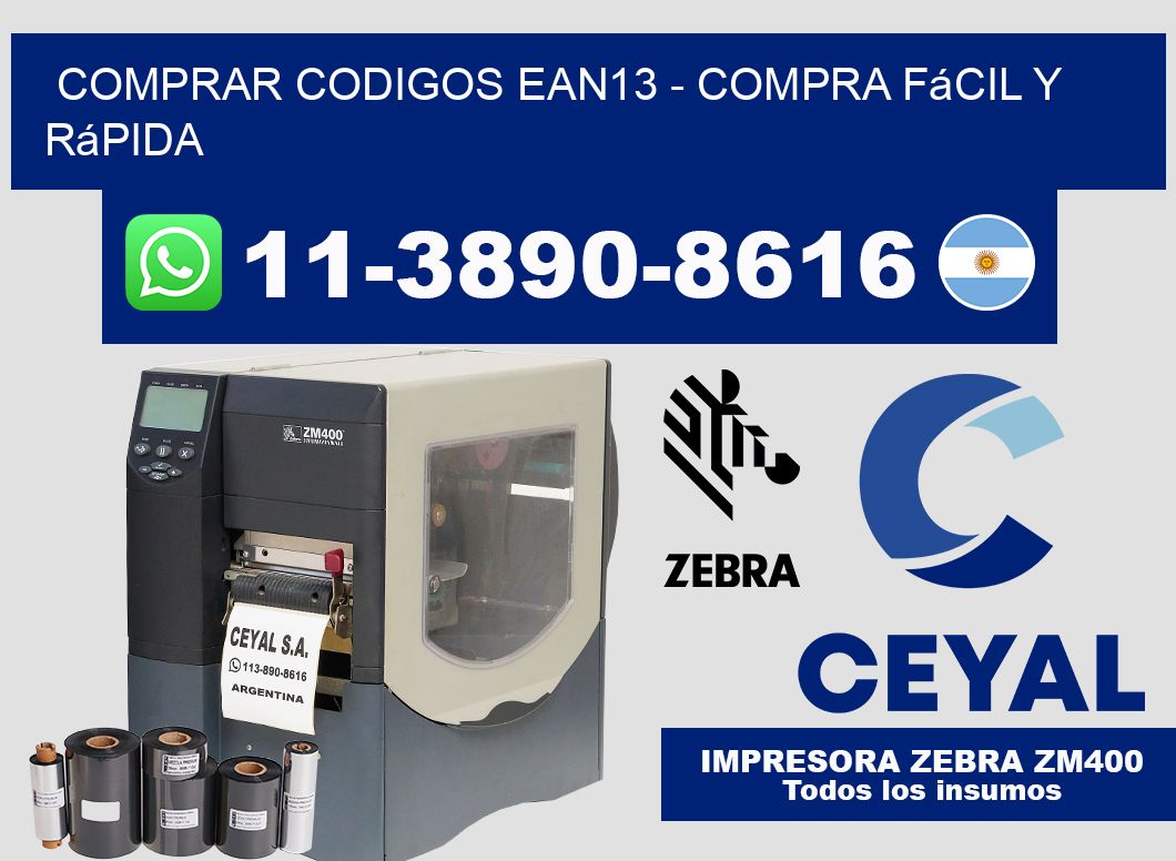 COMPRAR CODIGOS EAN13 - Compra fácil y rápida