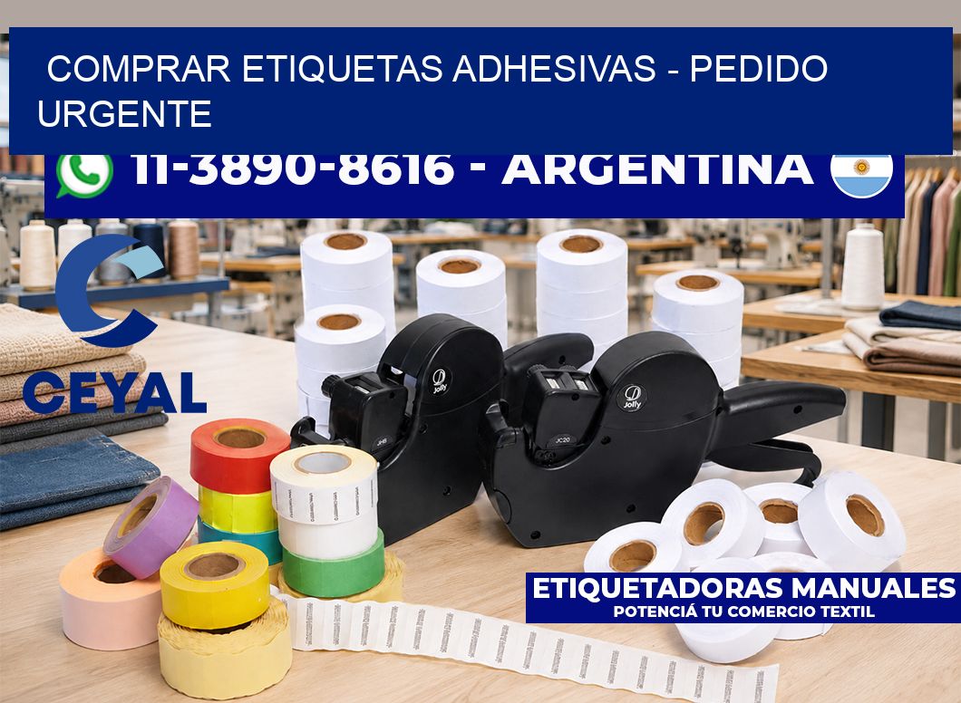 COMPRAR ETIQUETAS ADHESIVAS - Pedido urgente