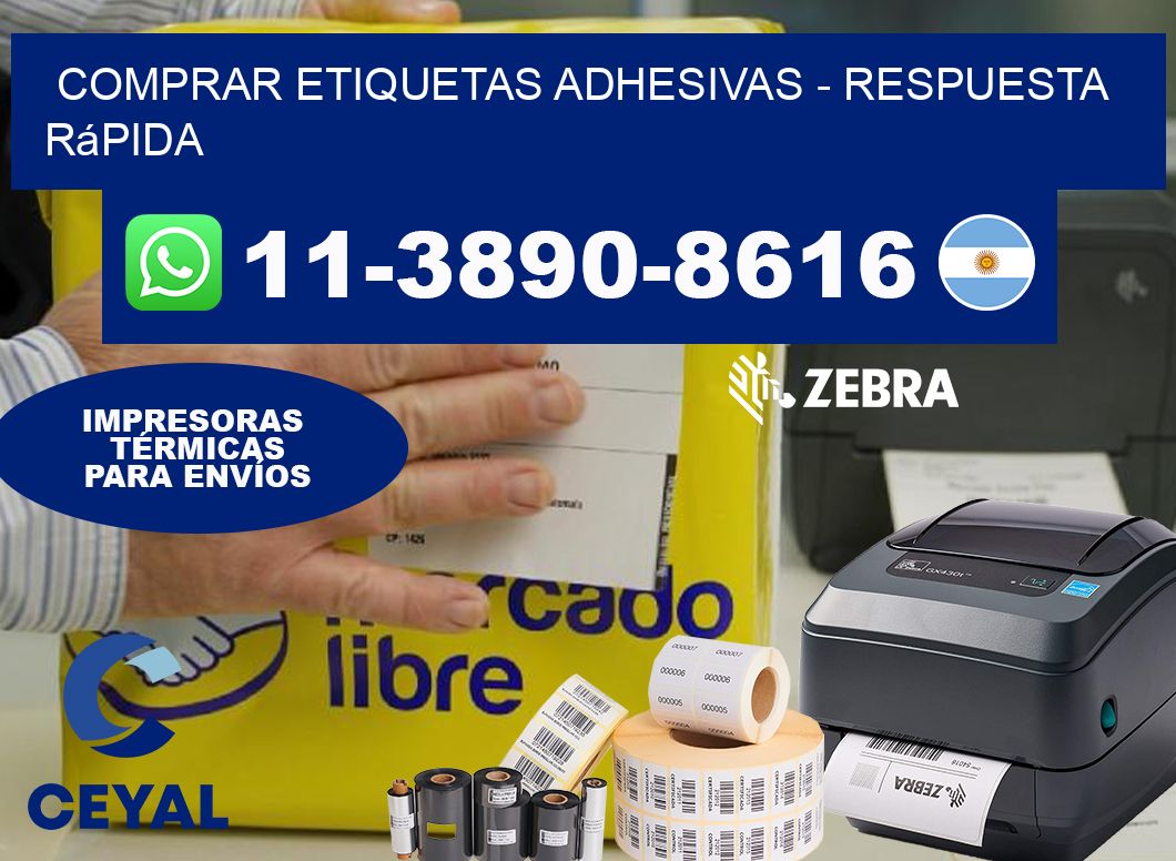 COMPRAR ETIQUETAS ADHESIVAS - Respuesta rápida