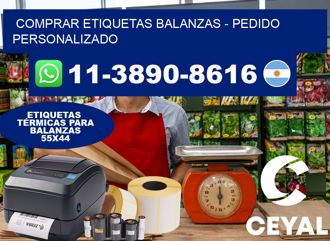 COMPRAR ETIQUETAS BALANZAS - Pedido personalizado