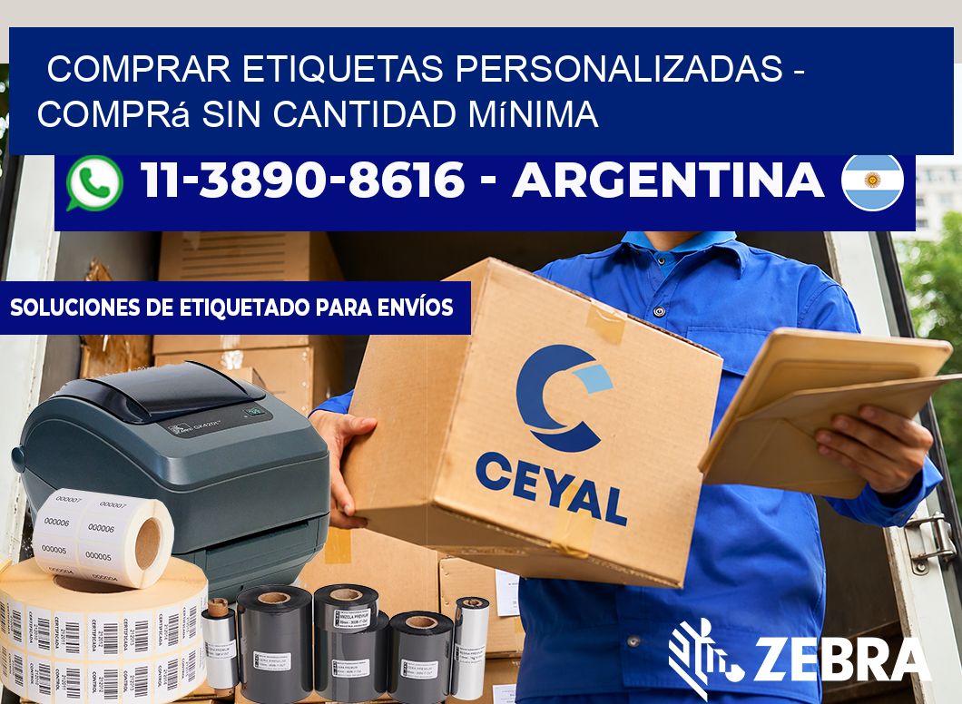COMPRAR ETIQUETAS PERSONALIZADAS - Comprá sin cantidad mínima