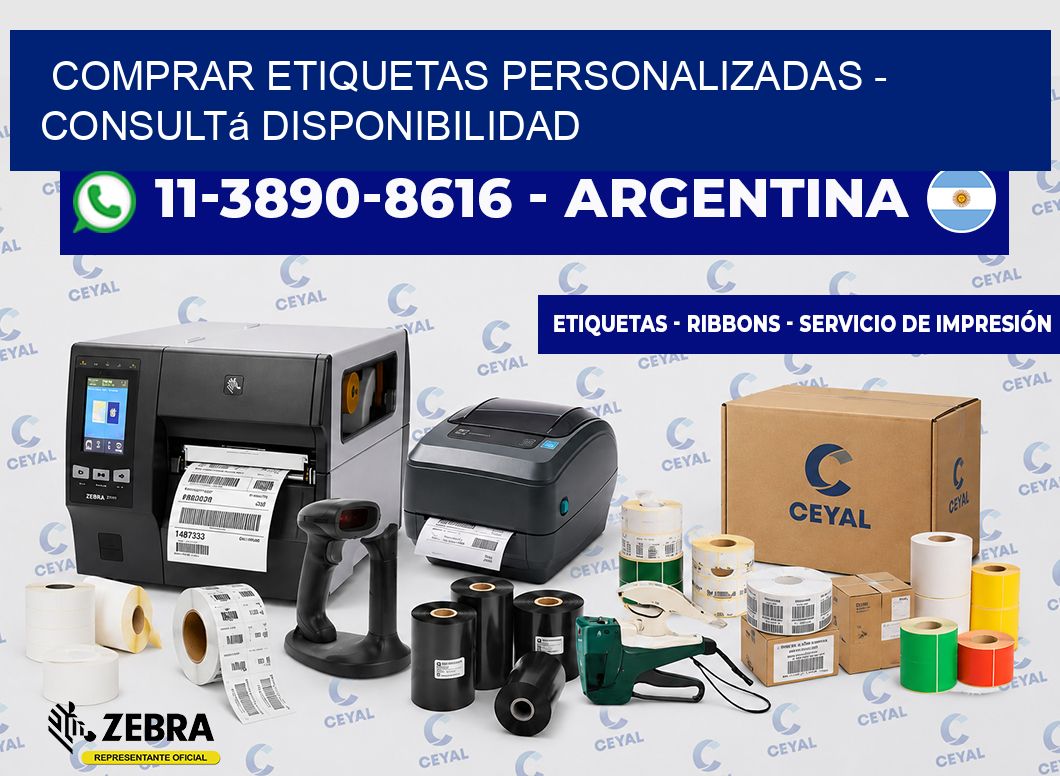 COMPRAR ETIQUETAS PERSONALIZADAS - Consultá disponibilidad