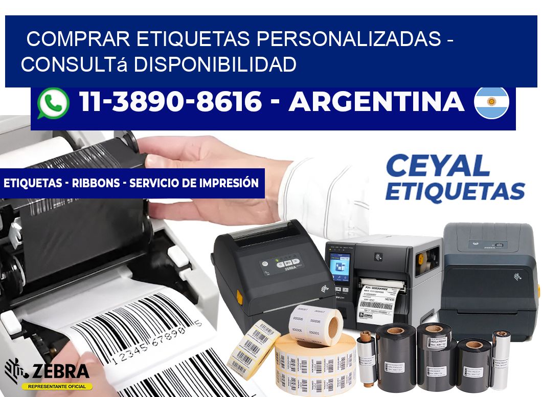 COMPRAR ETIQUETAS PERSONALIZADAS - Consultá disponibilidad