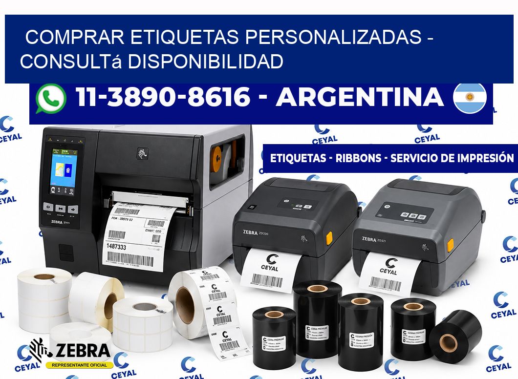 COMPRAR ETIQUETAS PERSONALIZADAS - Consultá disponibilidad