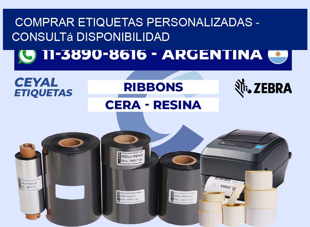 COMPRAR ETIQUETAS PERSONALIZADAS - Consultá disponibilidad