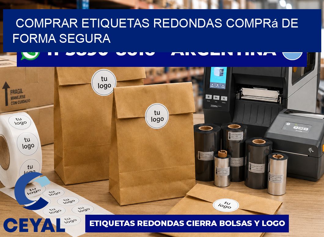 COMPRAR ETIQUETAS REDONDAS Comprá de forma segura