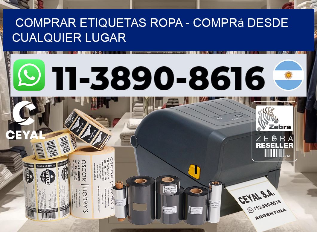 COMPRAR ETIQUETAS ROPA - Comprá desde cualquier lugar