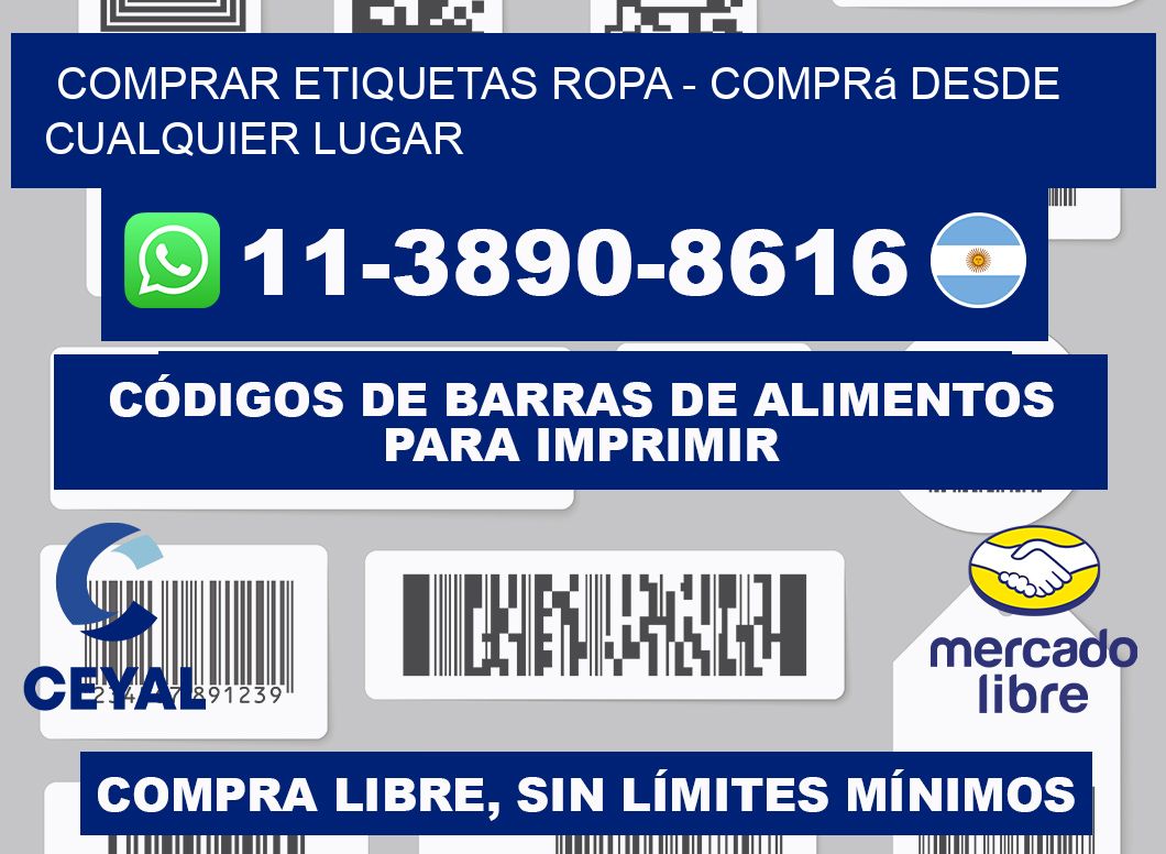 COMPRAR ETIQUETAS ROPA - Comprá desde cualquier lugar
