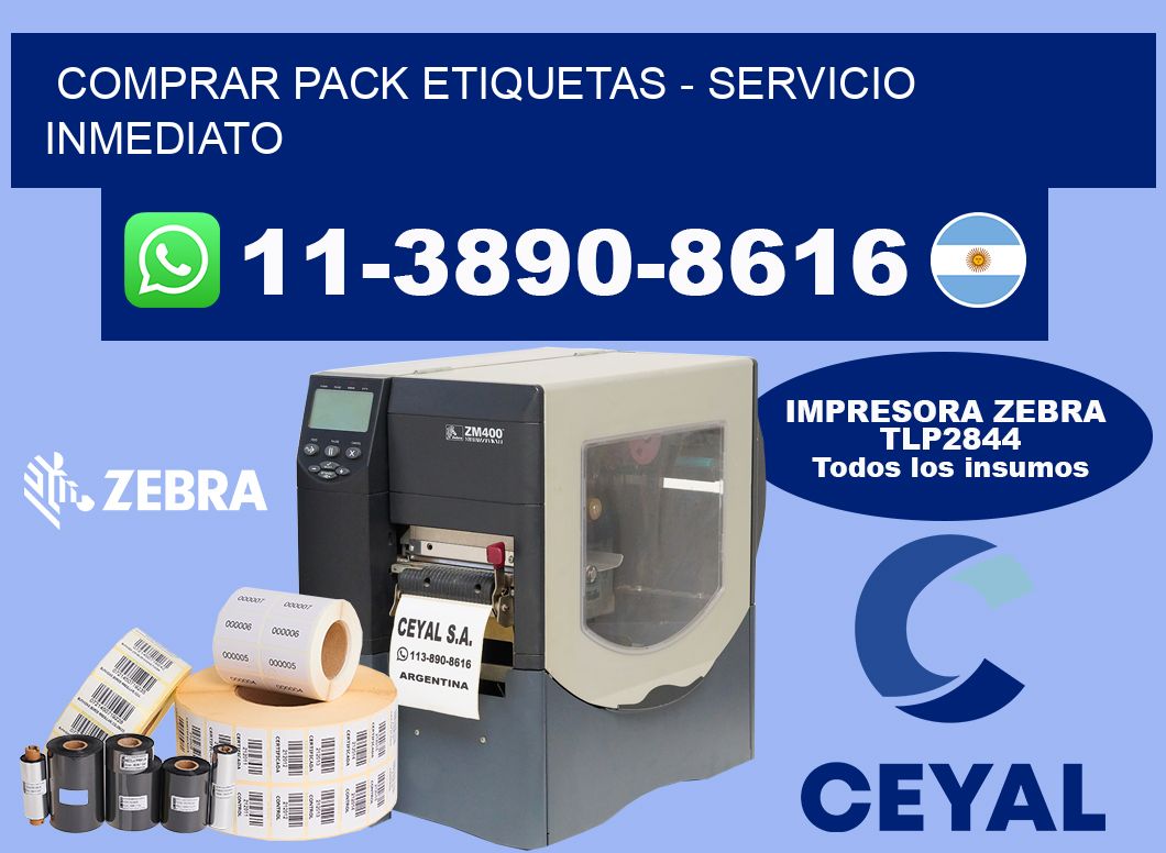 COMPRAR PACK ETIQUETAS - Servicio inmediato