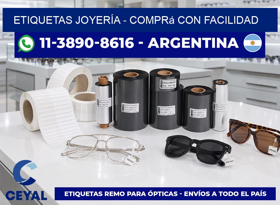 ETIQUETAS JOYERÍA - Comprá con facilidad