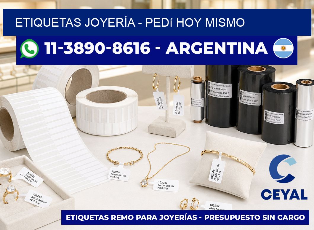 ETIQUETAS JOYERÍA – Pedí hoy mismo