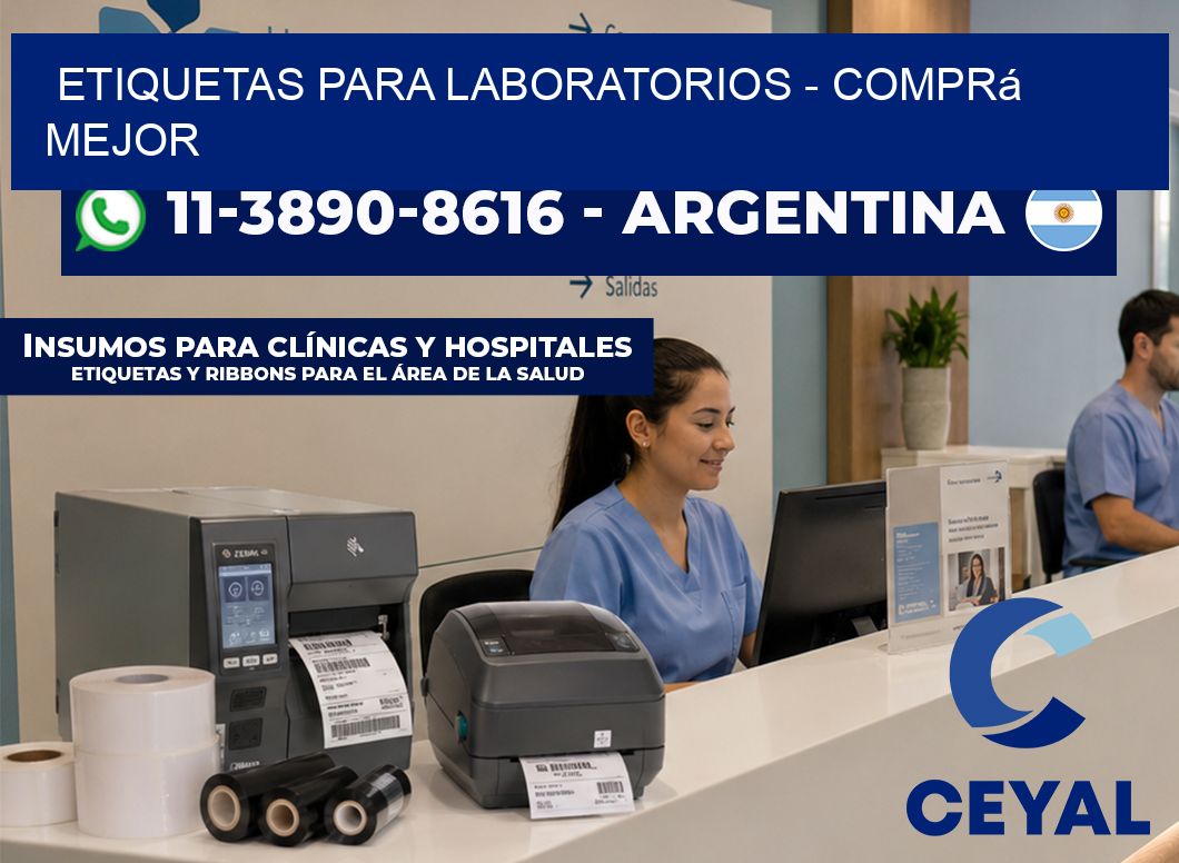 ETIQUETAS PARA LABORATORIOS - Comprá mejor