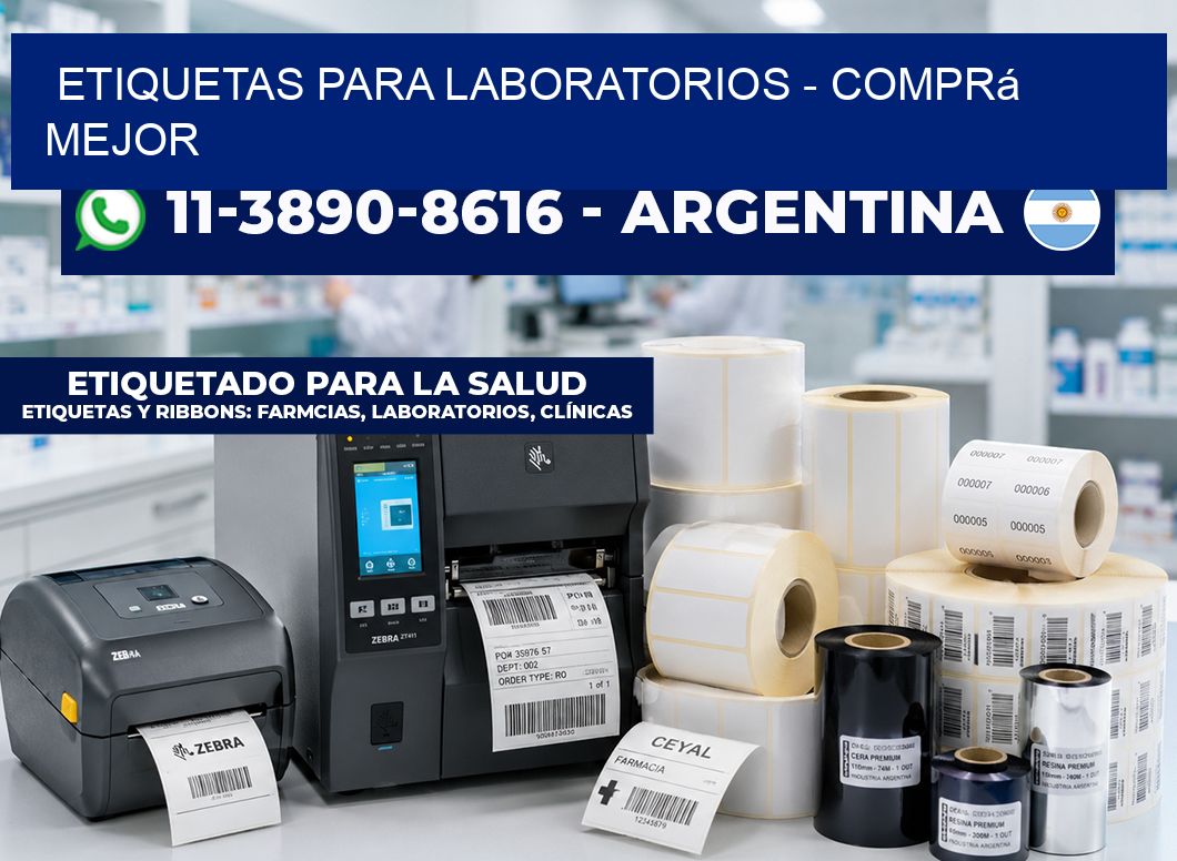 ETIQUETAS PARA LABORATORIOS - Comprá mejor