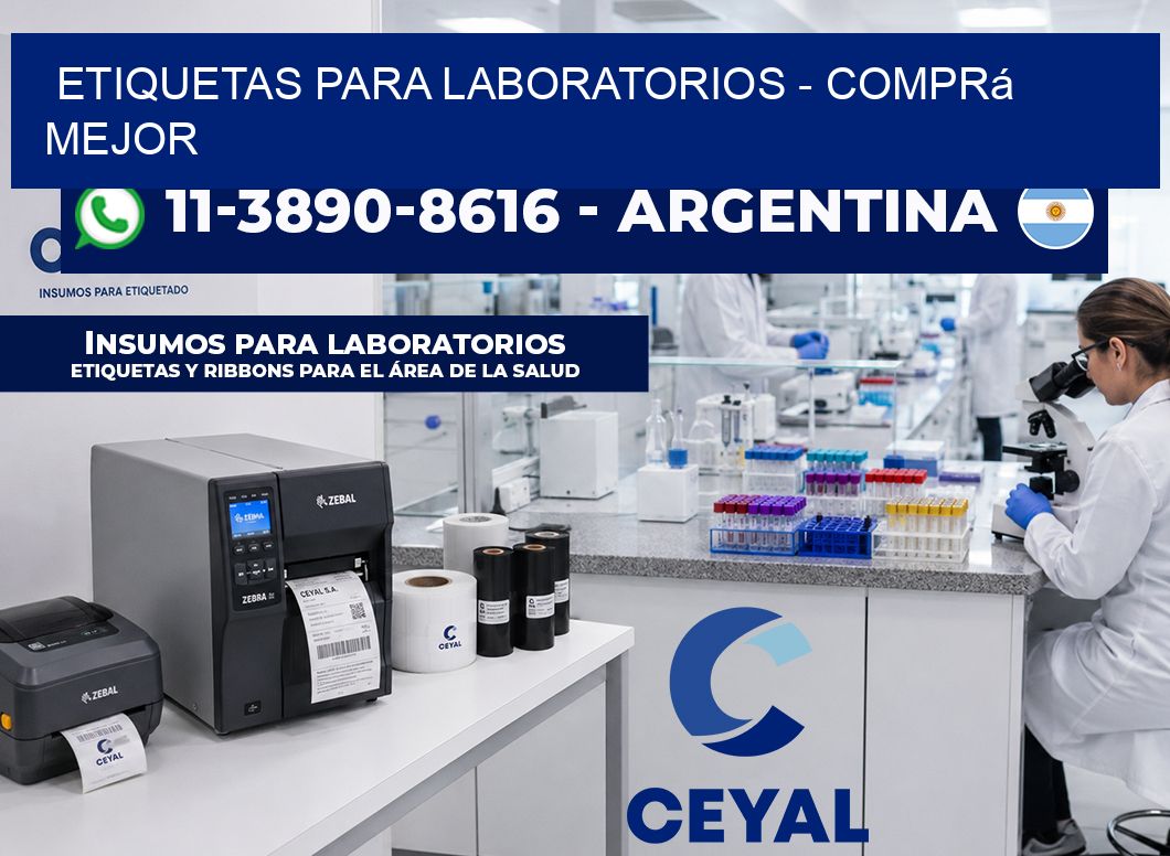 ETIQUETAS PARA LABORATORIOS - Comprá mejor