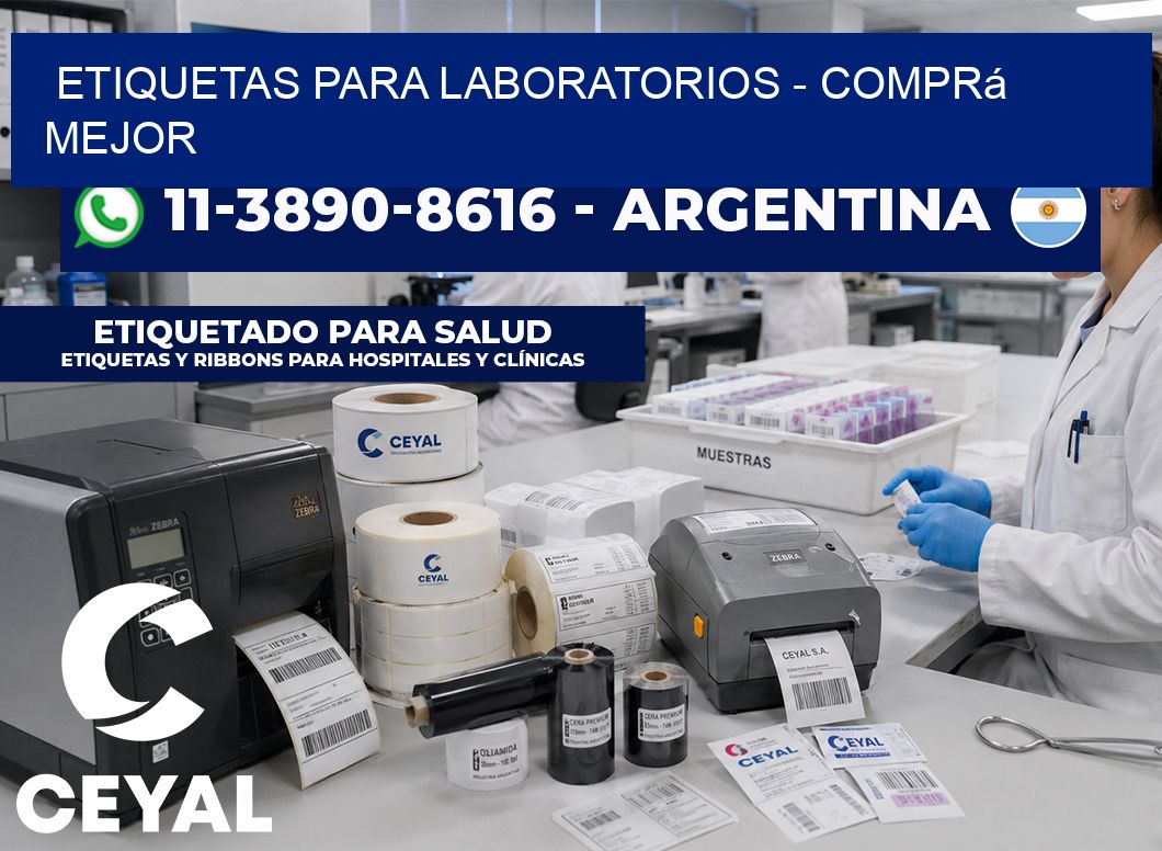 ETIQUETAS PARA LABORATORIOS – Comprá mejor