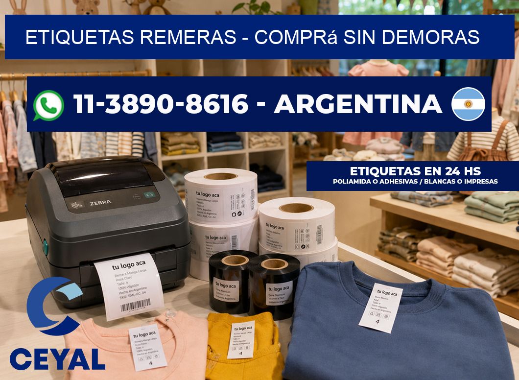 Etiquetas Remeras – Comprá sin demoras