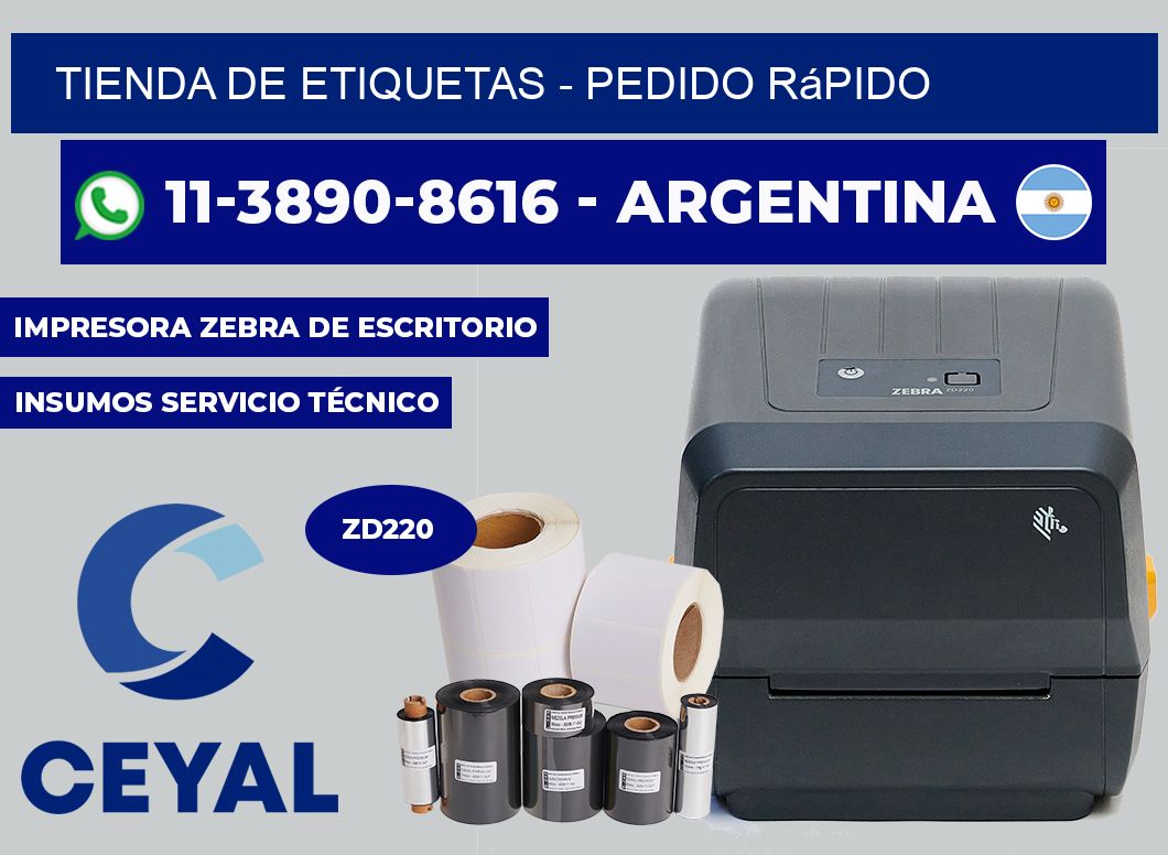 TIENDA DE ETIQUETAS - Pedido rápido