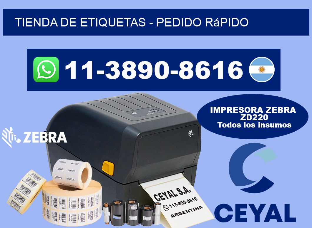 TIENDA DE ETIQUETAS - Pedido rápido