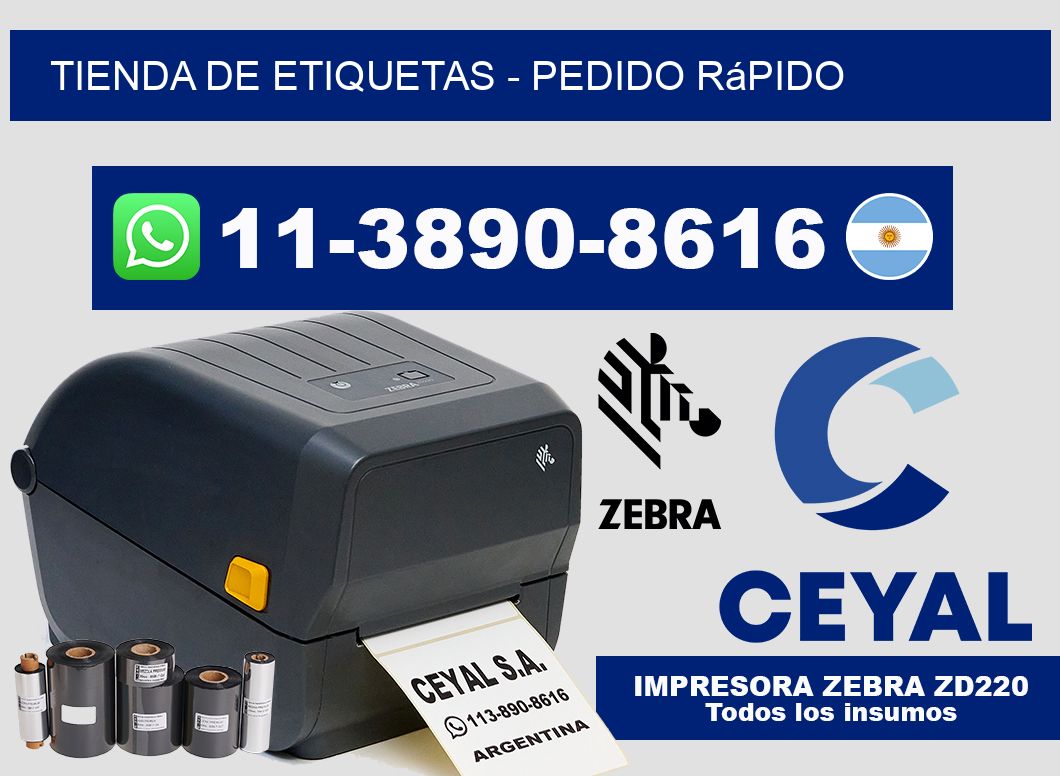 TIENDA DE ETIQUETAS – Pedido rápido