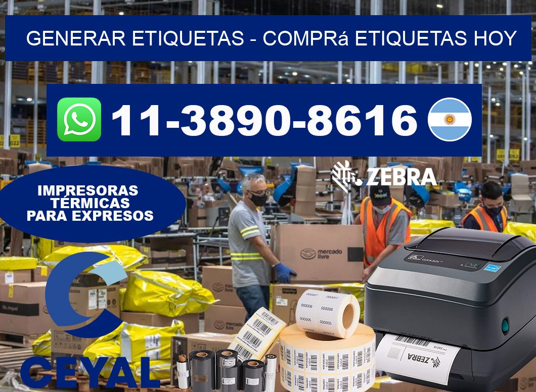 GENERAR ETIQUETAS – Comprá etiquetas hoy