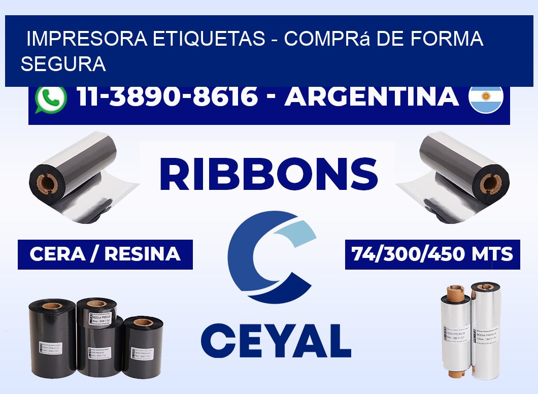 IMPRESORA ETIQUETAS - Comprá de forma segura