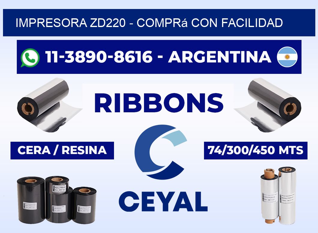 IMPRESORA ZD220 - Comprá con facilidad