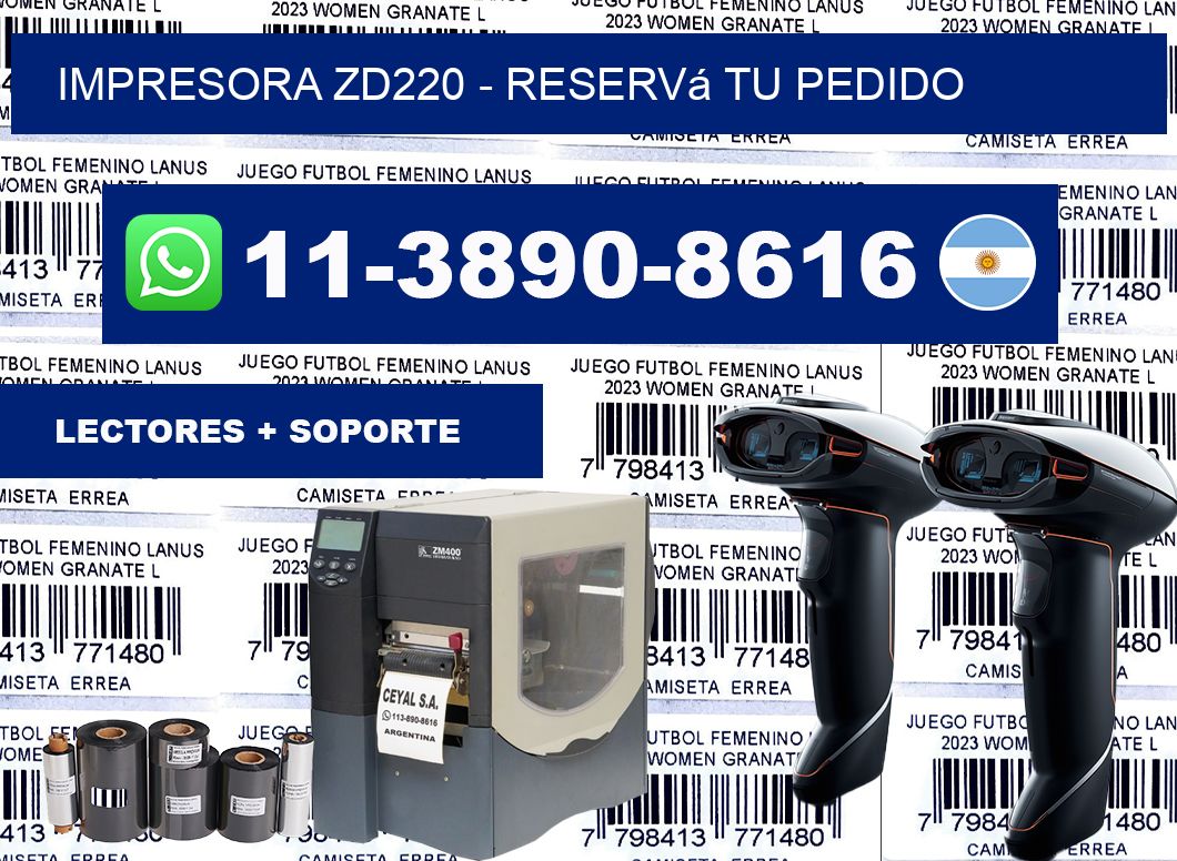 IMPRESORA ZD220 - Reservá tu pedido