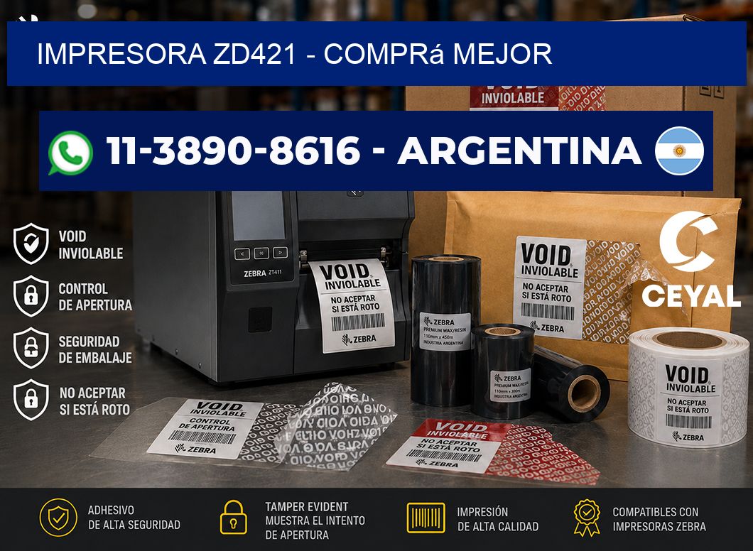 IMPRESORA ZD421 - Comprá mejor