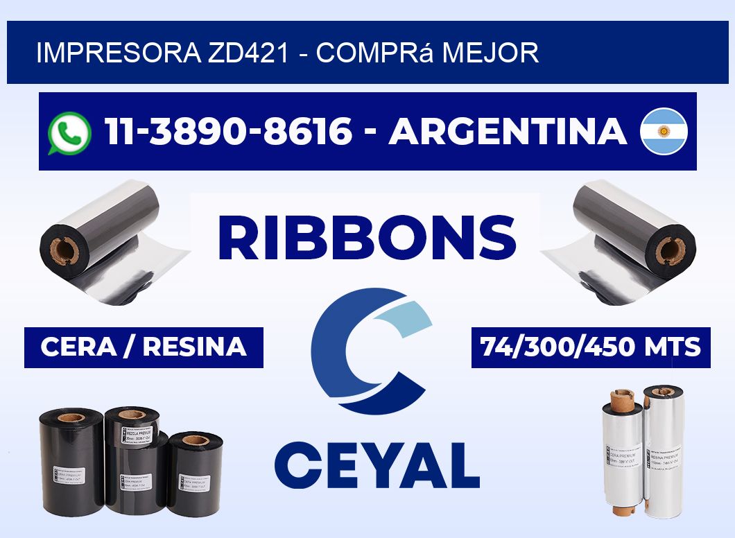 IMPRESORA ZD421 - Comprá mejor