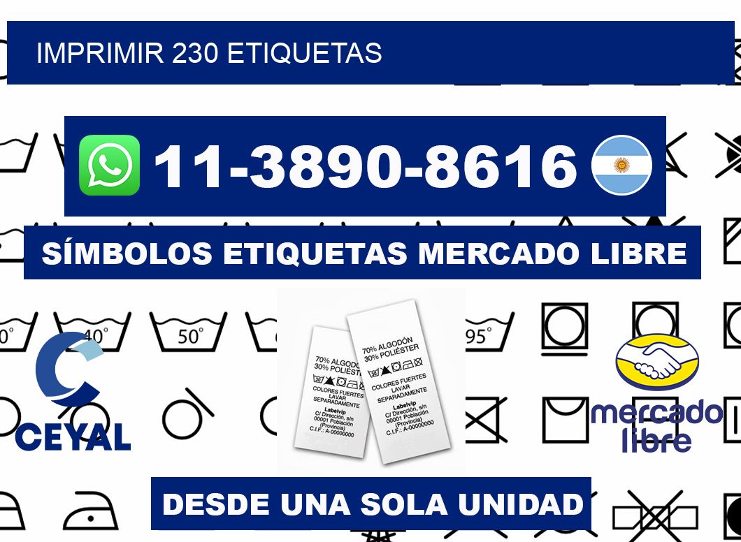 IMPRIMIR 230 ETIQUETAS