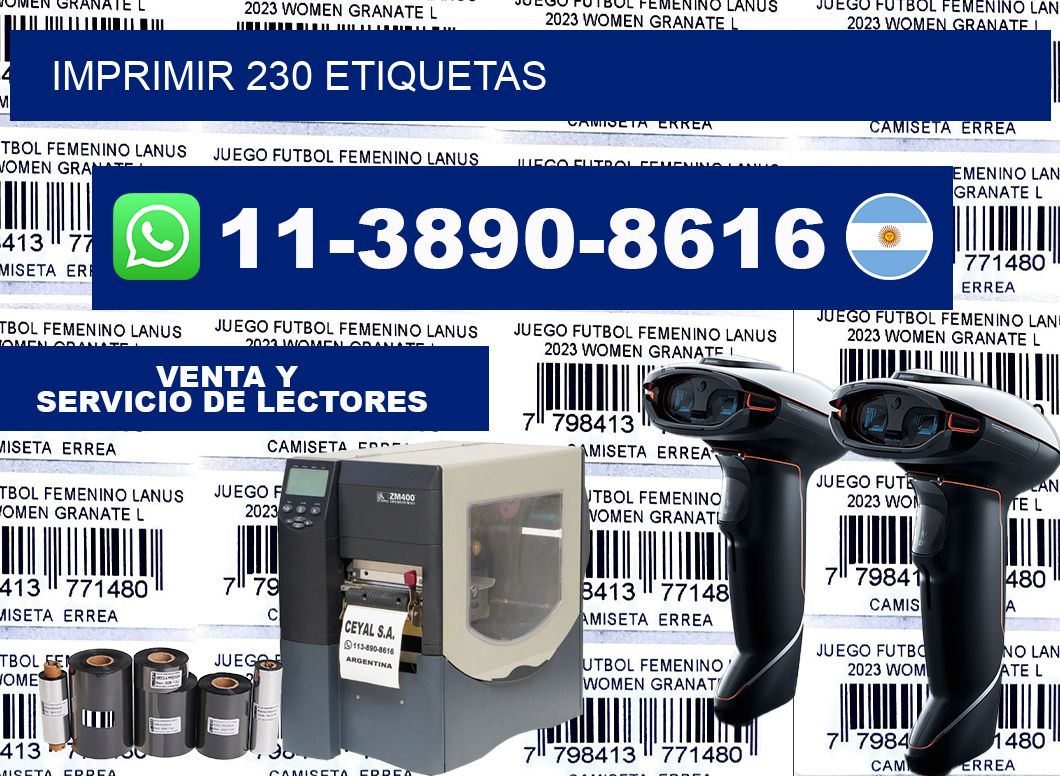 IMPRIMIR 230 ETIQUETAS