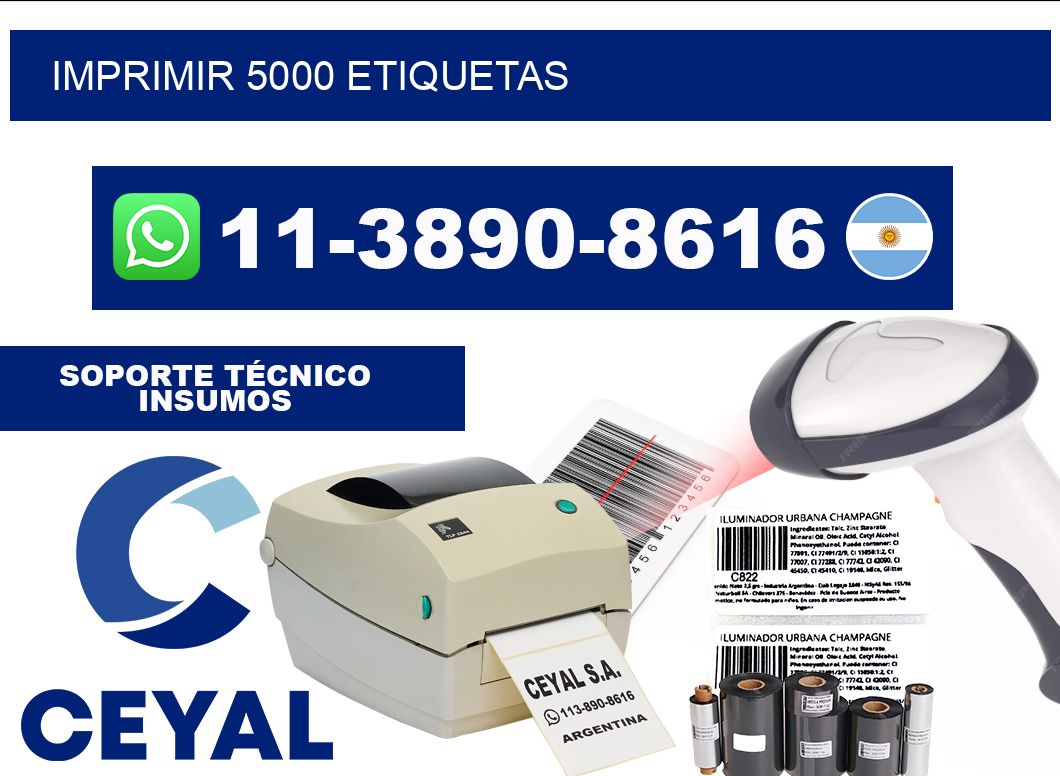 IMPRIMIR 5000 ETIQUETAS