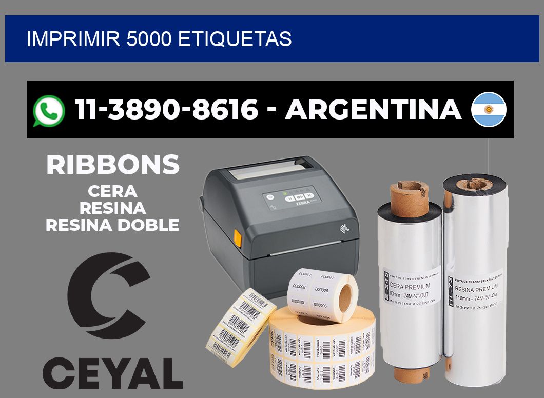 IMPRIMIR 5000 ETIQUETAS
