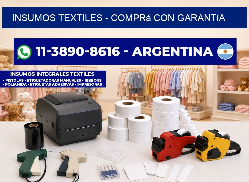 INSUMOS TEXTILES - Comprá con garantía
