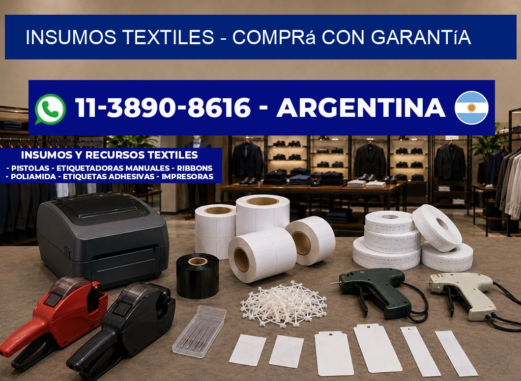 INSUMOS TEXTILES - Comprá con garantía